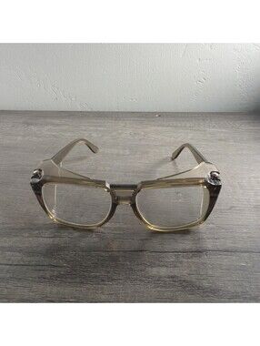 Vintage Apex Safety Eyeglasses Z87 5 3/4 146 Brown FRAMES ONLY